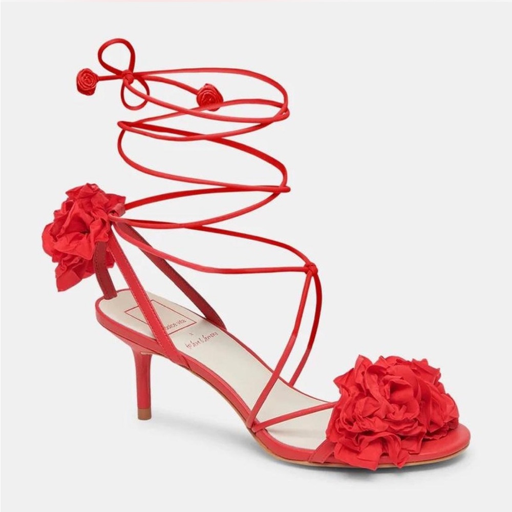 Dolce Vita x For Love and Lemons Red Heels
